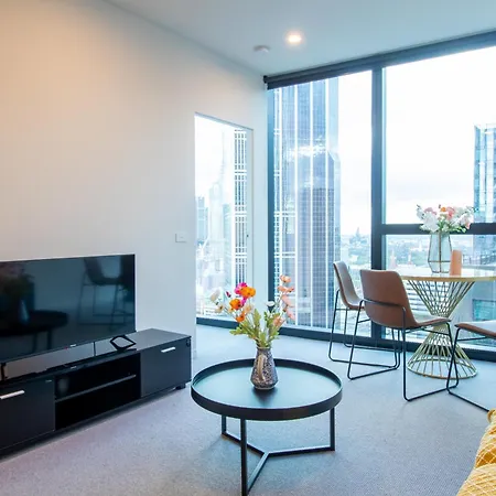 Luxury Cbd Skyline View Apartment Melbourne Exterior photo