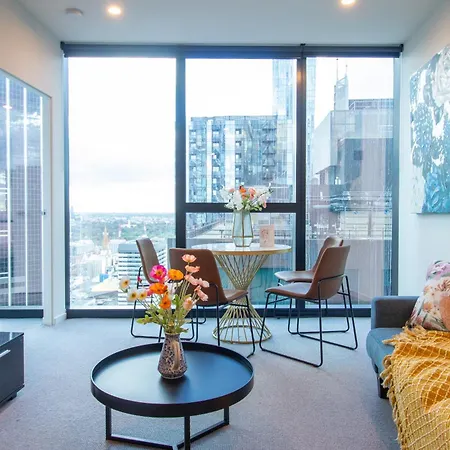 Luxury Cbd Skyline View Apartment Melbourne Exterior photo